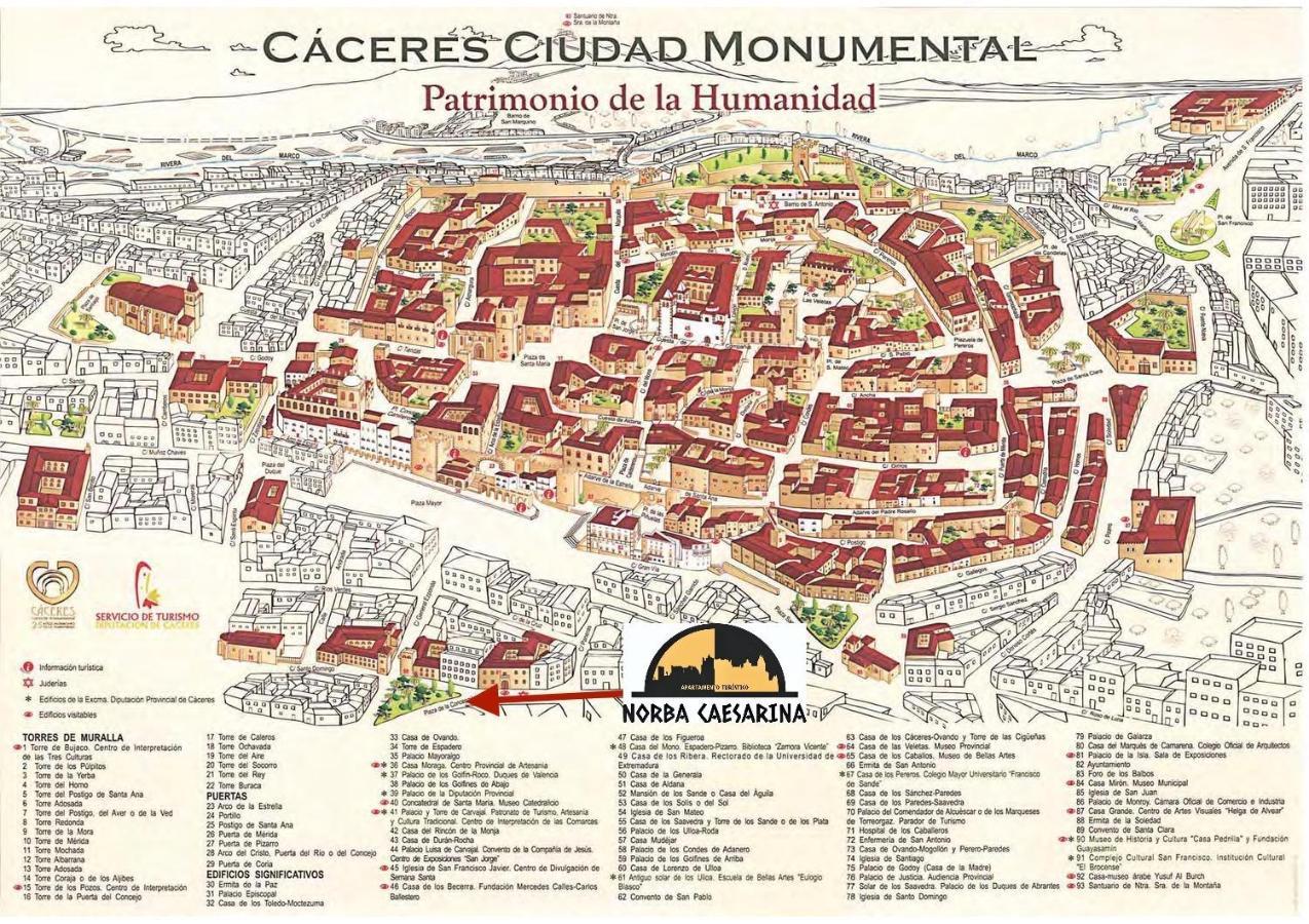 Elegante Apartamento Para 5 En El Centro De Caceres Con Wifi Exterior photo